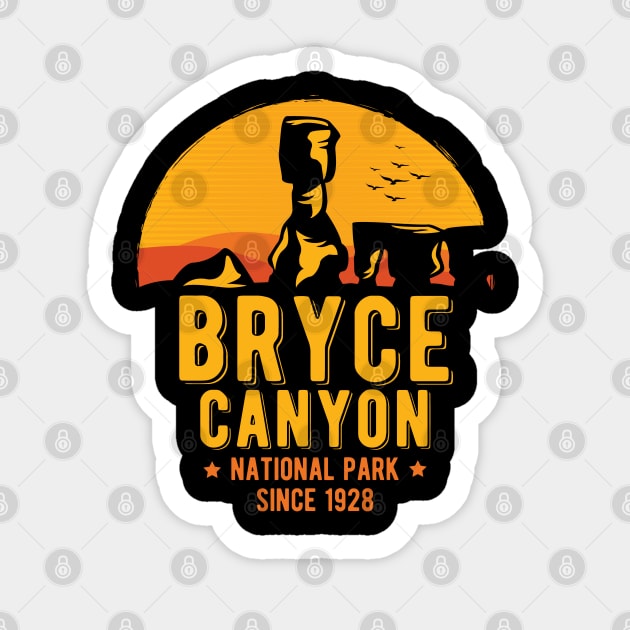 Bryce Canyon National Park Utah Sunset Sticker by HCMGift